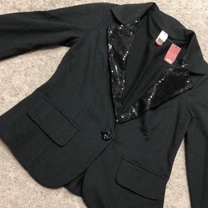 No boundaries sequined blazer